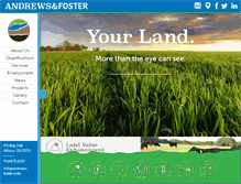 Tablet Screenshot of andrews-foster.com